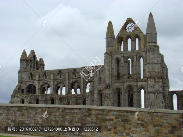 惠特比Abbey；北約克郡