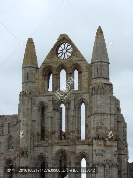 惠特比Abbey；北約克郡