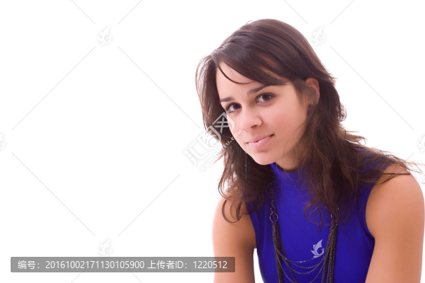 年輕漂亮的女人肖像