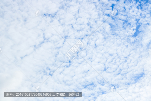 白云藍(lán)天,藍(lán)天白云,天空,云海