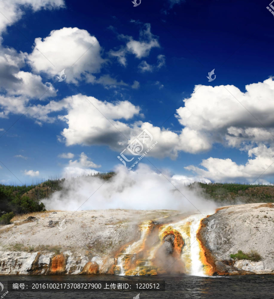 中間歇泉盆地Yellowstone