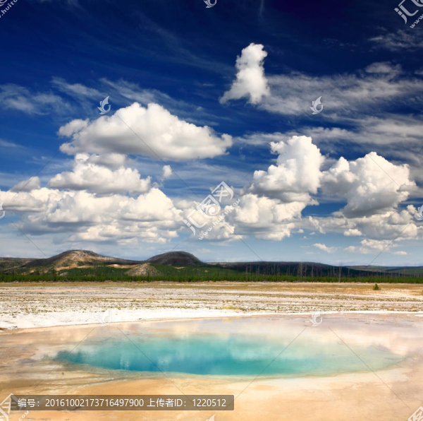 中間歇泉盆地Yellowstone