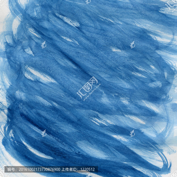 藍(lán)色波浪隨機(jī)水彩背景