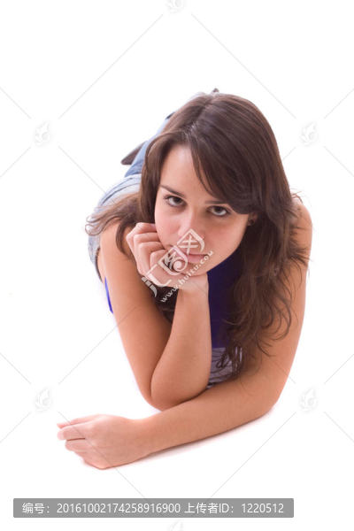 年輕漂亮的女人肖像