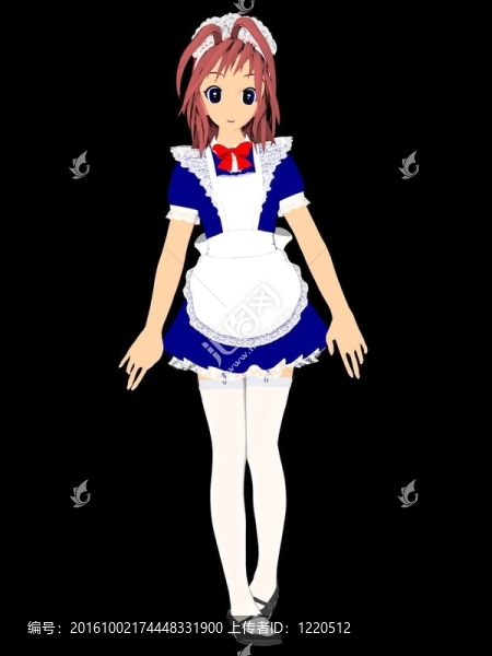3D動漫女孩