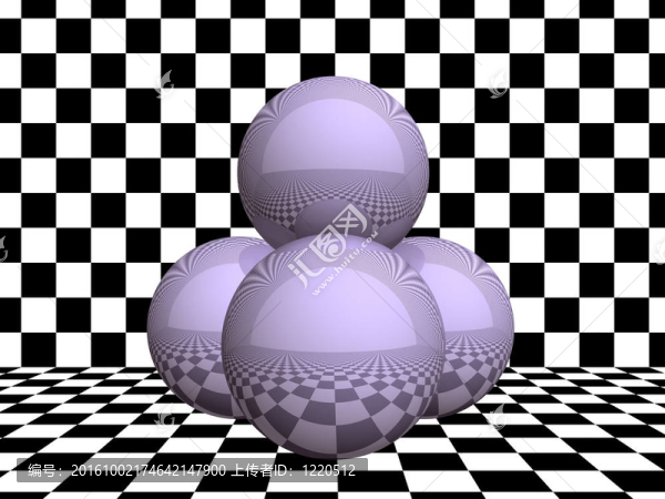 玻璃球在棋盤