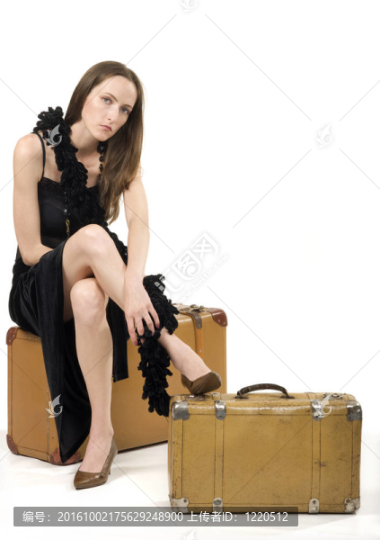 復(fù)古女孩旅行