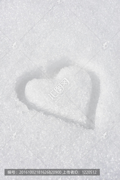 心在雪上