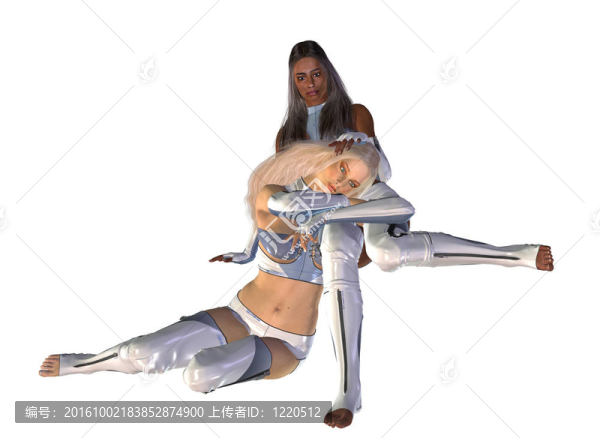 兩個(gè)科幻女性
