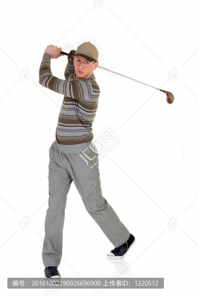 年輕的男球手