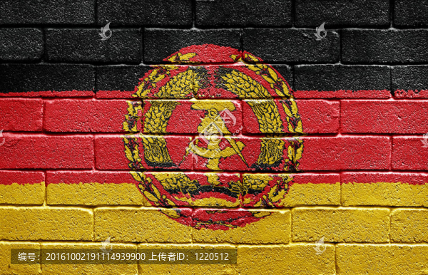 東德墻在磚墻上的標(biāo)志