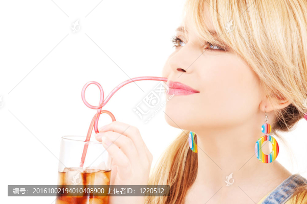 喝