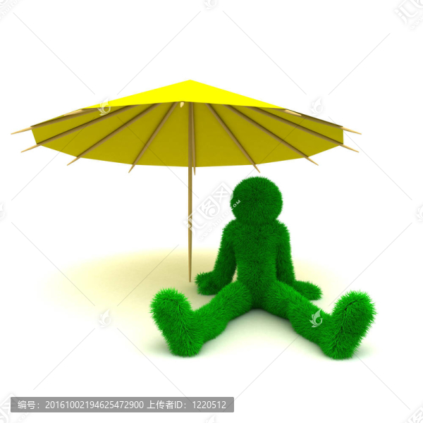 3D男子坐在白色的孤立。