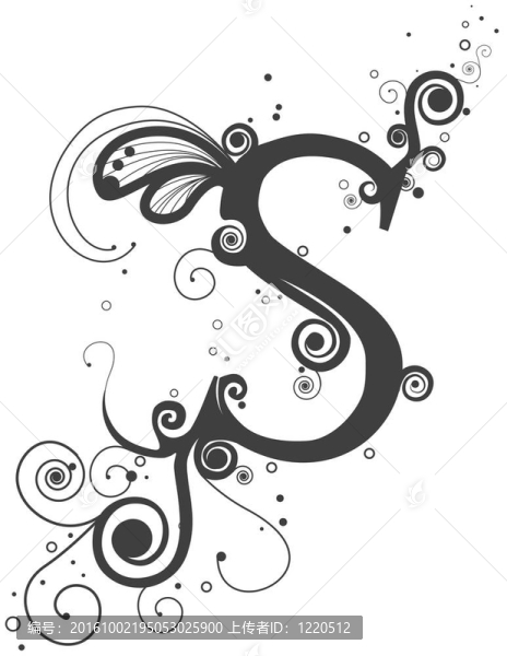 藤蔓字體