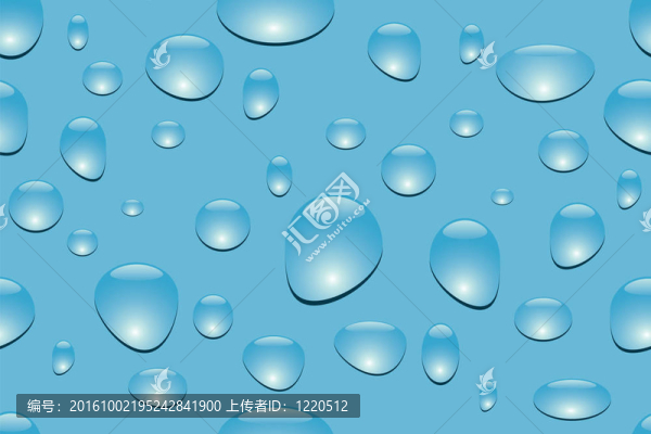 無縫的水滴背景