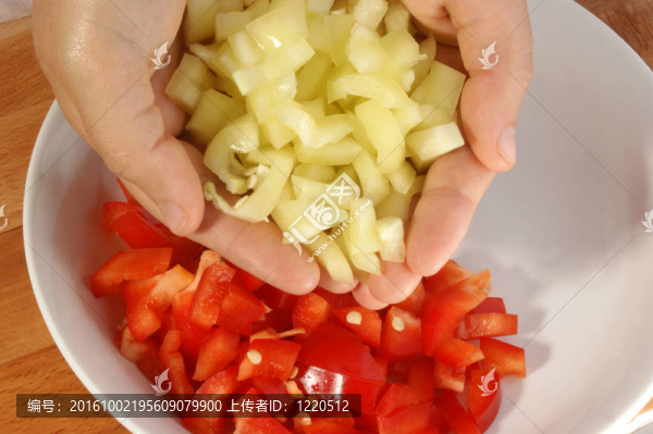 辣椒辣椒沙拉準(zhǔn)備