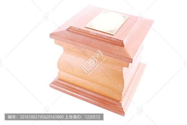 一個(gè)骨灰盒白色隔離