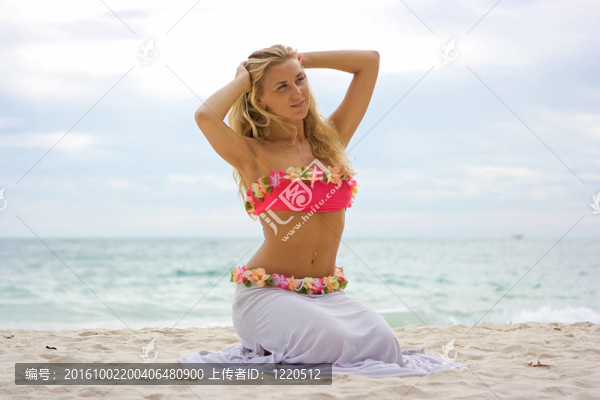 海灘上的女孩