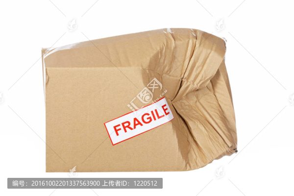 損壞的紙箱