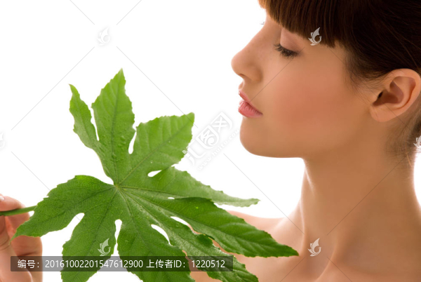 綠葉女人