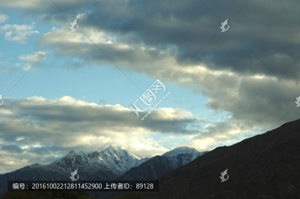 帕米爾高原的雪山