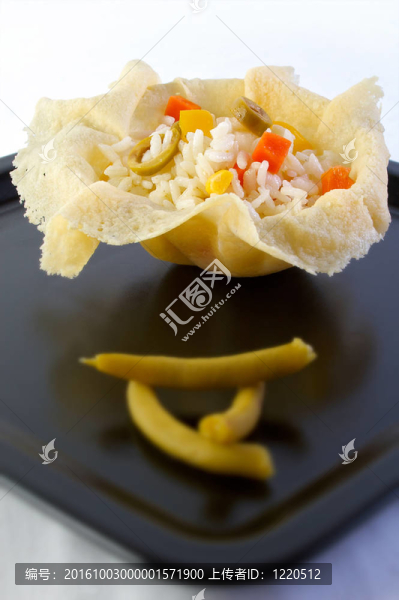 蔬菜涼米飯