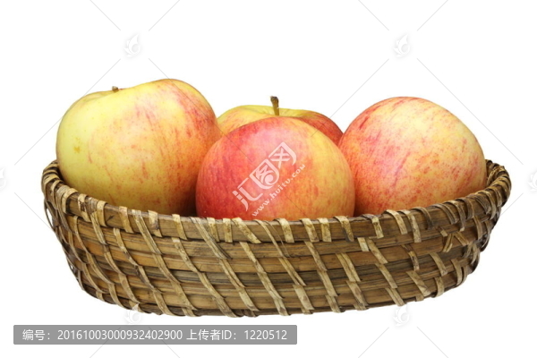 在一個柳條板蘋果