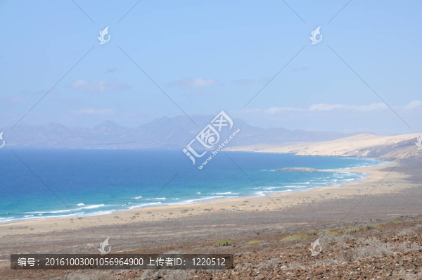 Playa,de,cofete加那利群島的富埃特文圖拉島島；西班牙；