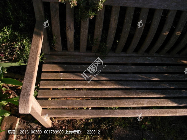舊木花園長椅