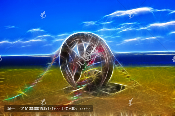 電腦畫,草原風(fēng)情