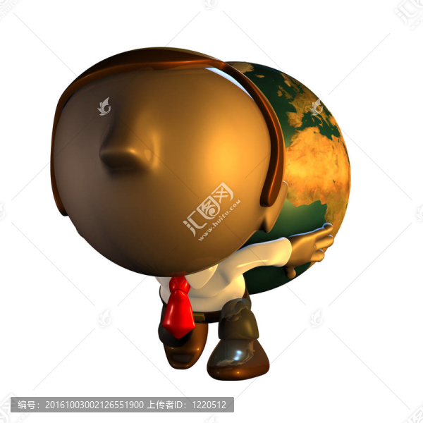 3D商業(yè)人物承載世界