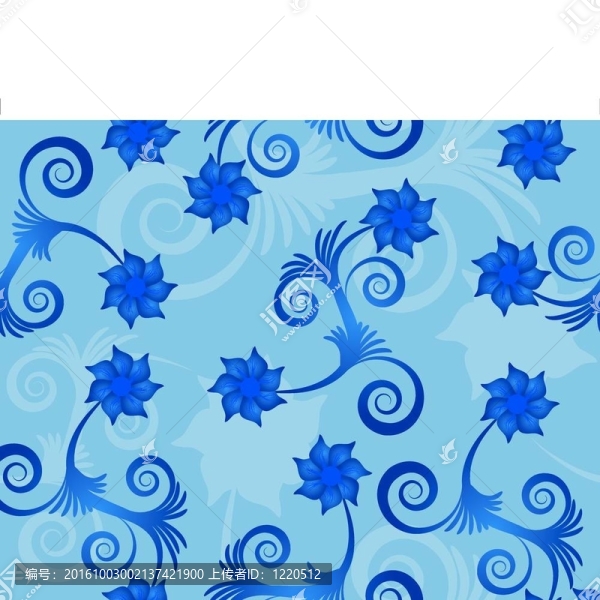 無縫背景花