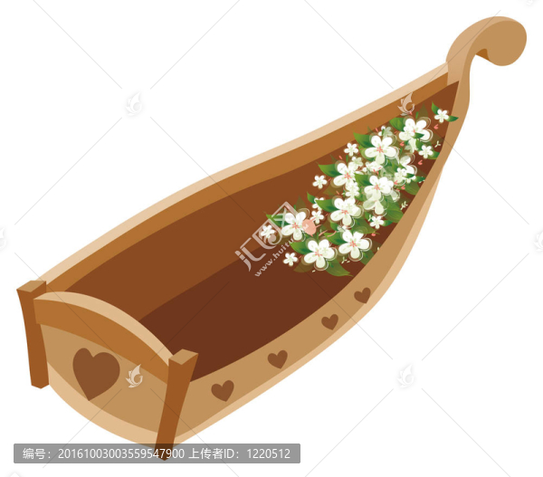 船和花