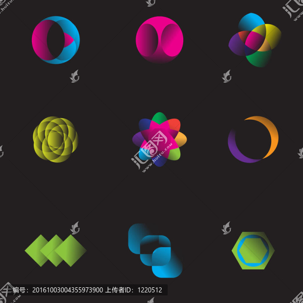 公司頁眉的現(xiàn)代符號模式