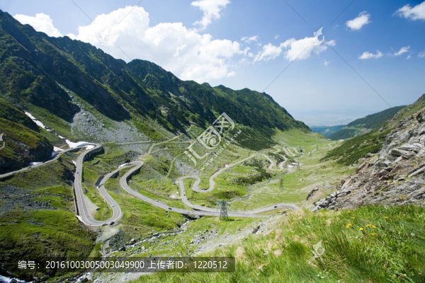 在羅馬尼亞transfagarasan路