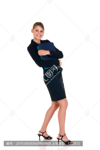 快樂的女商人