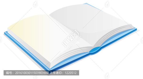 打開的書