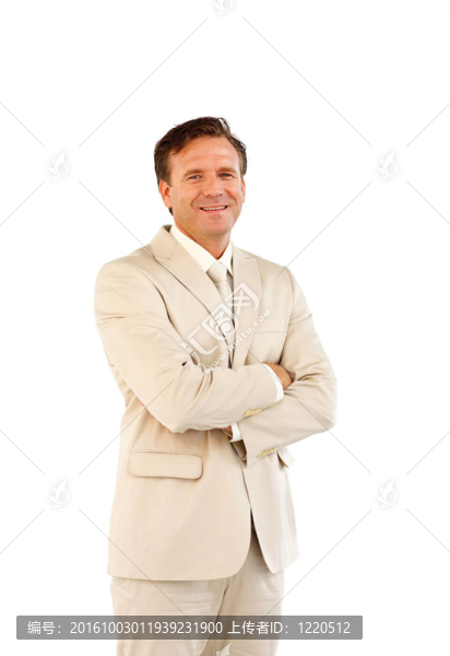 折疊臂的隔離商人