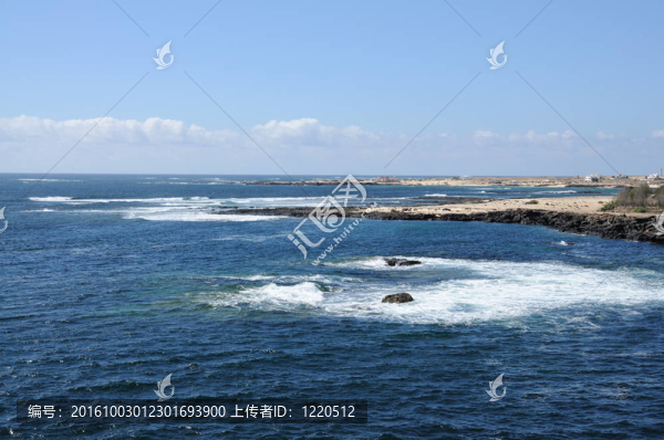 海岸附近的El,cotillo。加那利群島的富埃特文圖拉島島；西班牙