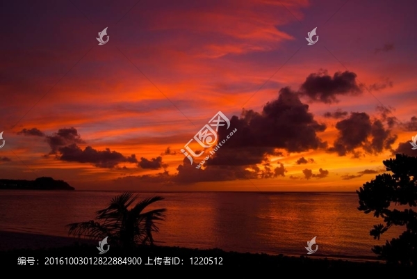 關島的日落