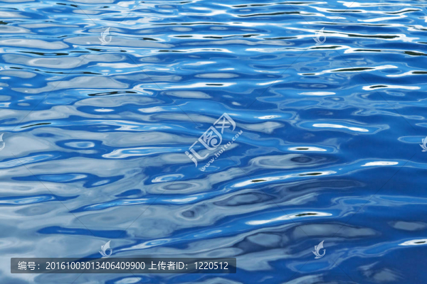 藍(lán)色的波浪