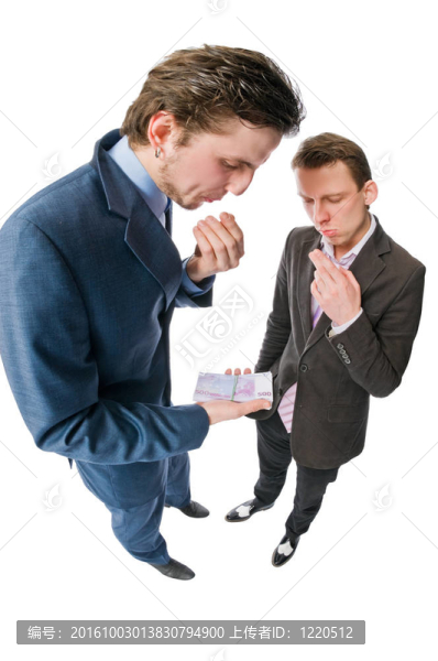 兩個有很多現(xiàn)金的年輕商人