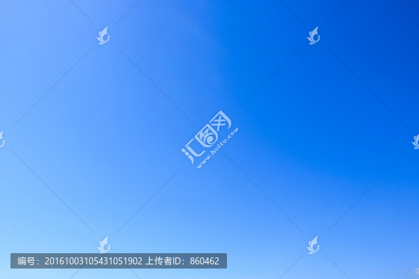 無霧藍天圖片