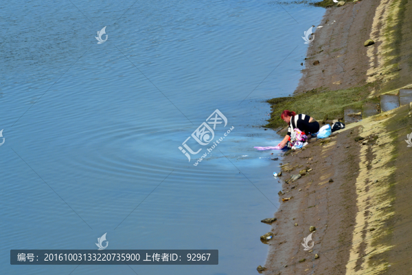 運河洗衣,環(huán)保照片