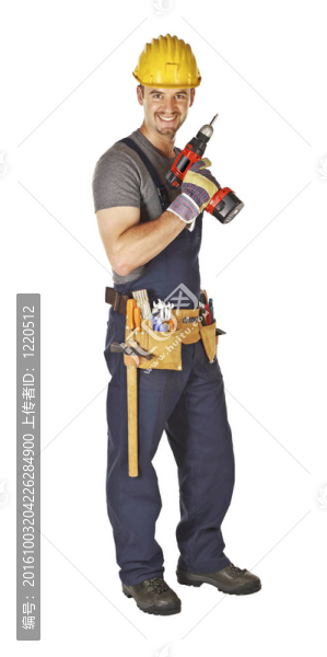 帶工具的手工工人