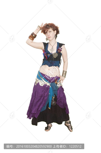年輕的吉普賽女人