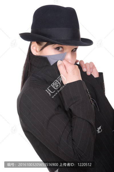 戴帽子的女人