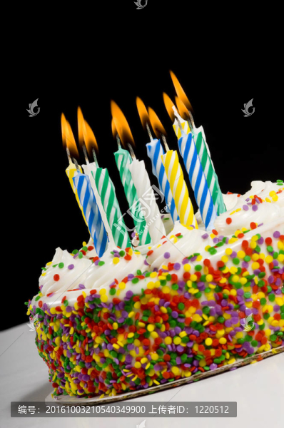 蠟燭生日蛋糕