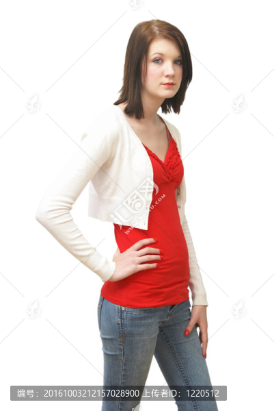 年輕的女人