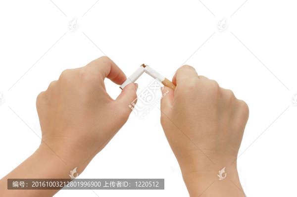 手掰香煙。禁止吸煙！